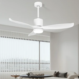 Modern Minimalist Chinese Factory Direct Sale Reversible LED Ceiling Fans Light with DC Pure Copper Motor CE CB Rohs Etc