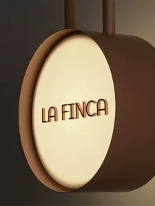 Door Light Box Advertising Signs Custom Creative Outdoor Hanging Double-Sided Luminous Acrylic Shop Signs Ins Style Pink