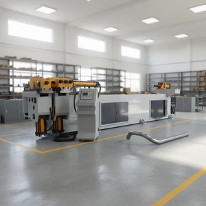 Automatic Stainless Steel & Aluminum Hydraulic CNC Pipe/Tube Bending Machine with Exhaust Mandrel