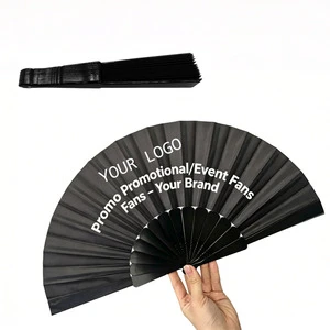 Folding Bulk DIY Bamboo Hand Fan Custom Printed Logo Fabric Fans Personalized Wooden Wedding Plastic Hand Blank Paper Clack Fan