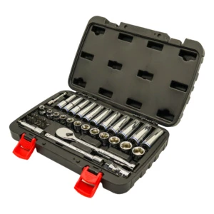 3/8'' Drive 42PCS Custom Cr-v Wrench Set Professional Combination Socket Kit for Machineries and Car Tool Sets