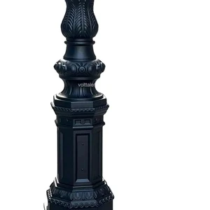 Steel Customized Hot Dip Galvanized Material Stree Lighting Pole with Fashion Pole with Lamp for Street V-379