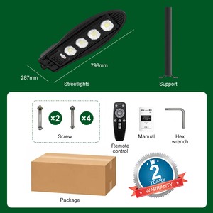 Cheap Price Remote Control LiFePO4 Modern ABS Solar Street Lamp Commercial High Quality All in One Solar Street Light