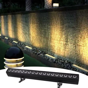 Wall Washer Light High Quality 18x18W LED Wall Washer Light 18pcs RGBWA UV 6in1 Evenly Lit Wash Building Facade Stage Backdrop