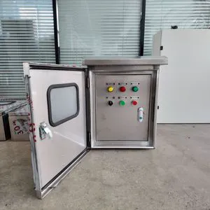 Custom-made Complete Distribution Box, Outdoor Stainless Steel Street Lamp Control Cabinet, Manual-automatic Changeover Switch,
