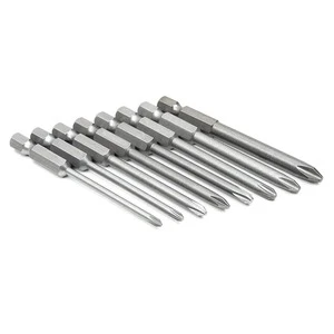 S2 Steel25 50 75 60 100 150mm Magnetic Allen Hex Screw Screwdriver Bit H1/16 5/64 3/32 7/64 1/8 9/64 5/32 3/16 7/32 1/4 5/16 3/8