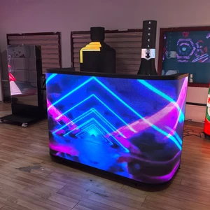 Led Panel Screen Full Color HD P2 P2.5 Flexible Led Panel Rgb Curved Flexible Led Board Soft Led Module for Advertising Display