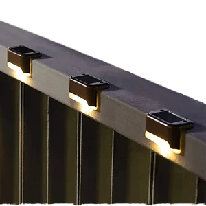 TSINYE Solar Foot Lamp Outdoor Upgraded Balcony Path Stair Patio Lighting Waterproof Solar Step Light Garden Decor