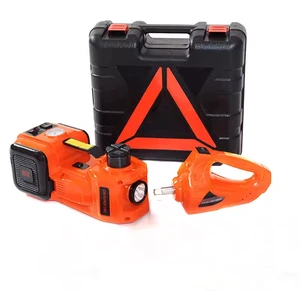 DJ Electric Car Jack Kit 5 Ton 12V Hydraulic Impact Wrench SUV MPV Sedan Change Tires Garage Repair