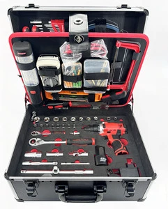 199 Pcs Multi-Layer Professional Hardware Set Household Gardening Auto Repair Tool Box