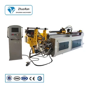 Zhuoran Automatic Hydraulic 4-Axis CNC Motor Pipe Bender Aluminum Copper Stainless Steel CE Certified High Precision 0.1