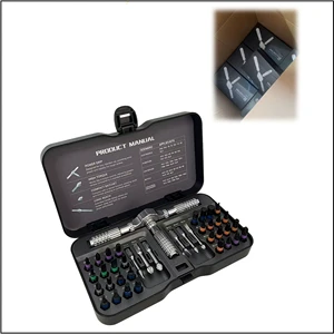 40-in-1 Industrial Grade T-Handle Ratchet Screwdriver Set
