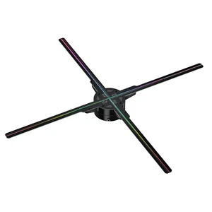 52cm Ready Stock Fast Delivery High Quality Advertising Media Led 3d Hologram Fan