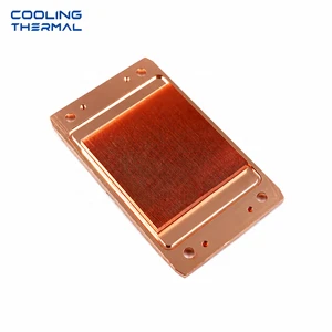 Custom AKHT-004 Aluminum & Copper Heat Pipe Electronic Component Skiving Fin Heat Sink with Other Mounting Type
