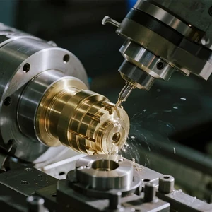OEM Precision CNC Machining Brass Parts For Auto Valve Fittings With Free-Machining C360 Alloy