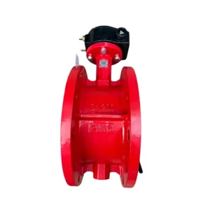 Manual Grooved Fire Butterfly Valve With Clamp Lock For Firefighting Systems