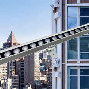 High Quality IP66 15W DC 24V Led Wall Washer Light for Hotel Building Outdoor Application DMX Control Aluminum Glass