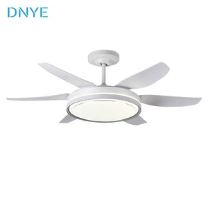 High Performance and High-quality Modern Indoor Home Decoration Fan Lamp ABS 6plade DC Motor Remote Control LED Ceiling Fan Lamp