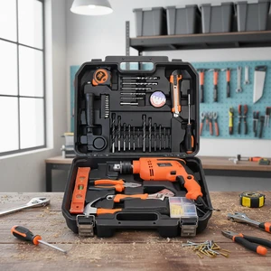 39pcs Household Hand Tool Sets Power Tool Set Auto Repair Kit Impact Drill Wholesale Hardware Tool Set Combination Set