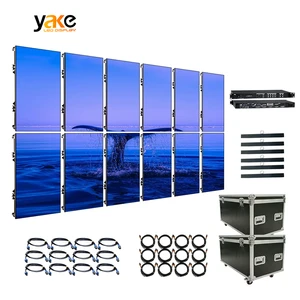 4m X 3m Complete System Indoor Outdoor Full Color LED Display P2.6 P2.9 P3.91 P4.81 LED Panel Backdrop 500mmx500mm Panel Size