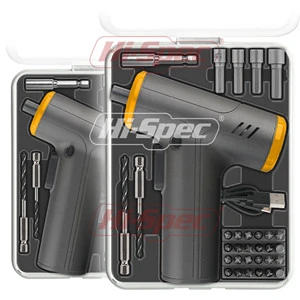 Portable 4V USB Electric Power Tool Combo Kit with High Quality Screwdriver Bit Set and Hard Case OEM ODM