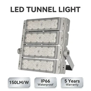 IP65 High Mast Soccer Pole Airport LED Flood Light 100W 150W 200W Tunnel Park Stadium Warehouse Light 2-Year Warranty