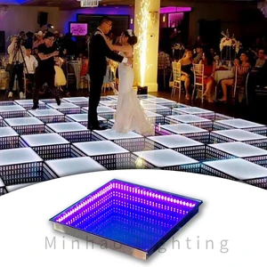 China Factory High Quality LED IP65 Interactive Game Star Illuminated Lamp 3D Dance Floor Underground for Stage