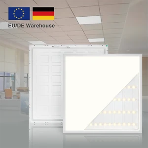 5 Year Commercial 22W To 60W 3000K To 6500K 180 Lm Per W CRI80 IP54 UGR19 Dimmable Office Slim Backlit LED Panel Light