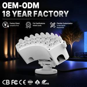 Circular Column Arch Tunnel Lighting IP65 AC85-265V 18W Monochromatic Exterior Arch Tunnel Projector CLZG18-M1-C1