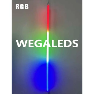 Decorative Lighting 18W Tubo Led T8 IP65 Waterproof PC Material 2ft/8ft Multicolor Addressable RGB Pixel Water Flowing Led Tube