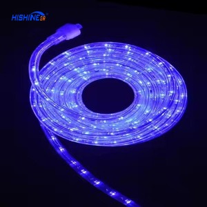 Hishine Rgb Flexible Neon Tube Outdoor Waterproof Led Rope Light Remote Control Decorative Home Garden Party Ambient Lighting