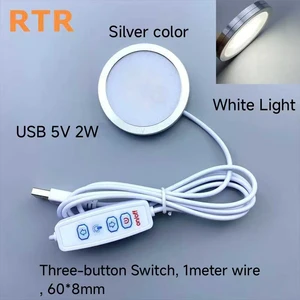 Adjustable 3D Print 5V LED Warm White Light Lamp for Bambu Lab Led Lamp Kit Lamp Shell LED Light Base Makerworld