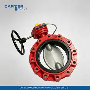 DIN Triple Eccentric Butterfly Valve Concentric/Double Eccentric DI/WCB Carbon Steel Wafer Lug Flange PN25 Manual Pneumatic Exd