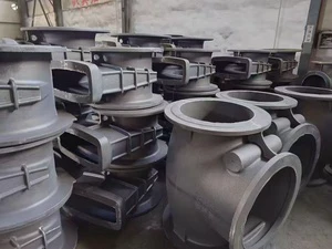 OEM Custom Iron Steel Sand Casting Valve Body with Shot Blasting