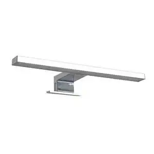 30cm Modern Rectangular LED Metal Frame Wall-Mounted Water-Resistant Bathroom Makeup Mirror