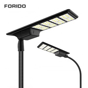 FORIDO Solar Street Lights Outdoor Waterproof Integrated All in One Solar LED Street Light Lampadaire Solaire Extérieur