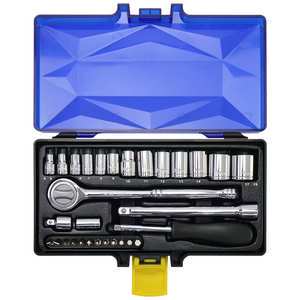 30pc Chrome Vanadium Hand Tool Sets with Bit Holder 1/4