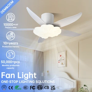 Modern Smart LED Ceiling Fan Light with Remote Control and Three-color Dimming Suitable for Bedrooms Living Rooms and Hotels