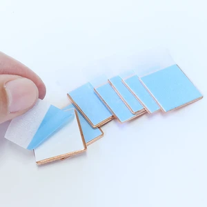 20x20mm Pure Copper Heat Sink 3M 8810 Thermal Adhesive Tape Graphics Card High Performance Cooling Radiator Thermal Dissipation