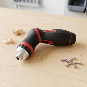 8PCS 46T Industrial DIY Chrome Ratchet Screwdriver with Magnetic Swivel Pistol Handle and 7PCS Bits Set OEM