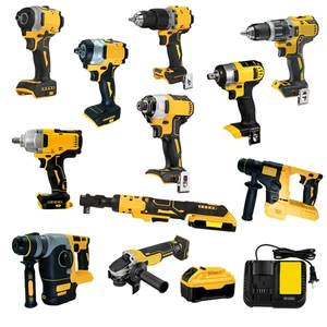 Professional Mechanic Tool Set Cordless Power Tool Set with Fast Charging for On-the-Go Working and Projects