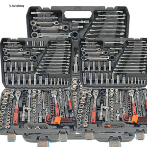 Professional 150pcs Socket Set Durable Versatile Tool Set for Every Mechanic 1/4 3/8 Inch Drive for Auto Repair Case Included