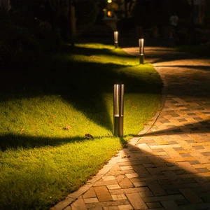 ZOMI Ip65 Led Outdoor Luxury Garden Lamp Waterproof Lawn Light Modern Landscape 30cm 60cm High Bollard Lighting Manufacturer