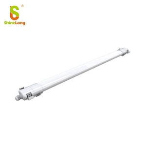 Ceiling Mounted LED Tri-proof Light IP65 Waterproof Outdoor Lighting Fixture with 5 Years Warranty for Warehouses Parking Plaece