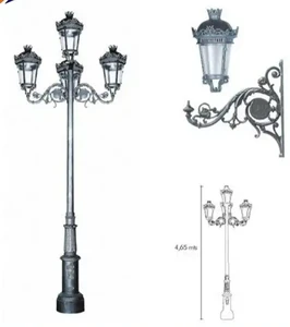 Western Palace Lantern with Poles Led Palace Lamp with Column for Outdoor Decoration V-216