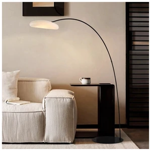 Nordic Modern Design Luxury Study Floor Lamp for Living Room Bedroom LED Light Source with Red Atmosphere for Sofa Fishing Light