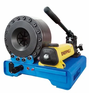 Portable 1'' Manual Crimper P16 Hose Assembly Crimping Machine New AC Hydraulic Pressing Kits Manufacturing Plant Hand Operated