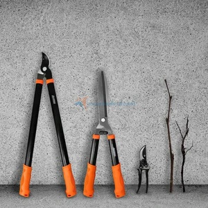 Garden 3 Pieces Combo Gardening Lawn Plant Tools Set with 1 X Lopper 1 X Hedge Shears and 1 X Pruner Shears