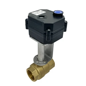 Remote Control 1/4 3/4 1 Inch 12v Electric Motorised Quick air Water Shut off Ball Valve High Temperature Version Available