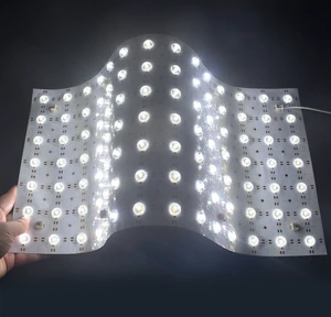 170-degree Lenses LED Flex Sheet Panel Light Ultra Thin Flexibility Flexible Panel LED Light Sheet for Stone Countert Backlight